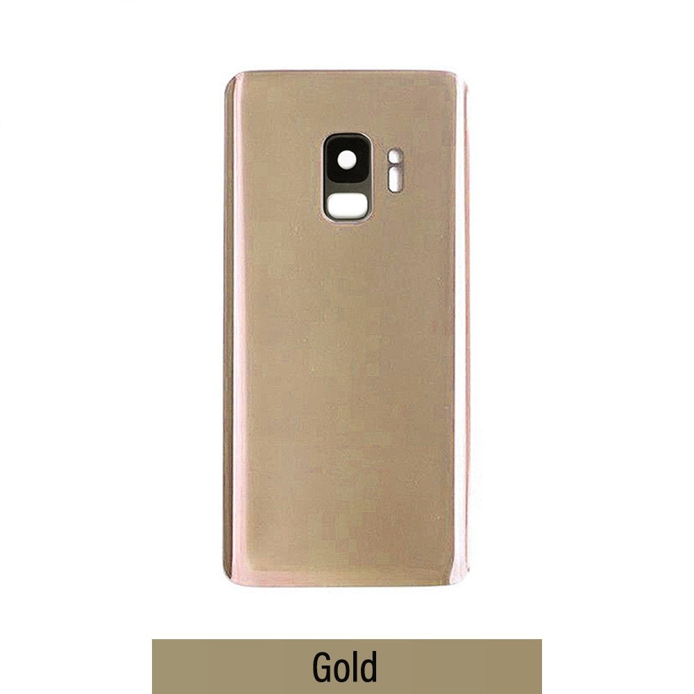 Red Rear Cover Glass For Samsung Galaxy S9 G960F-Gold Red Rear Cover Glass For Samsung Galaxy S9 G960F-Gold